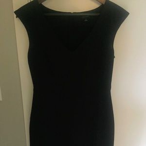 Ann Taylor Navy Blue A-Line Dress